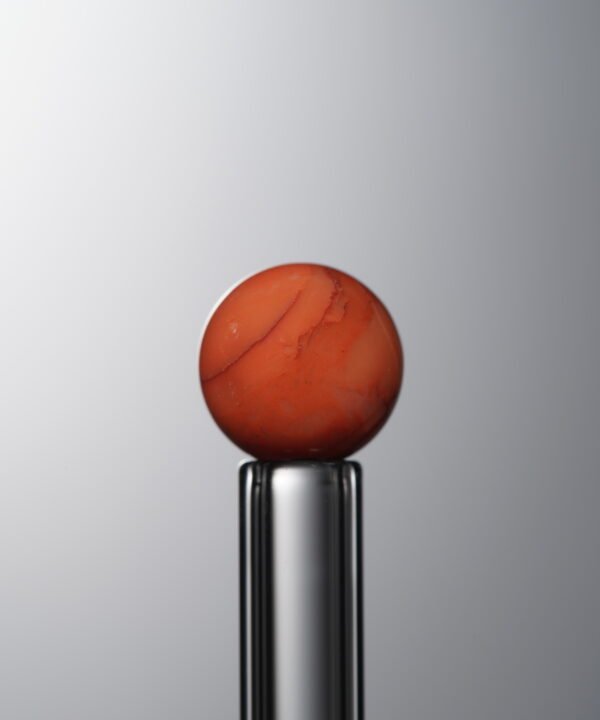 Tri-Color Jade-Red-8mm