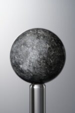 Jadeite-Gray-17mm Natural Gemstone Bead - Image 2