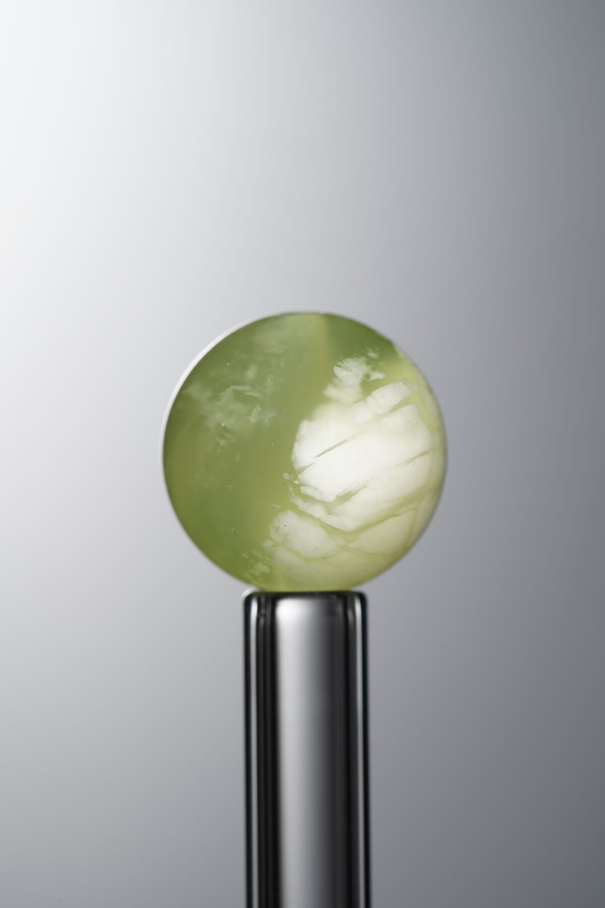 Serpentine Jade-White&Green-12mm - Image 2