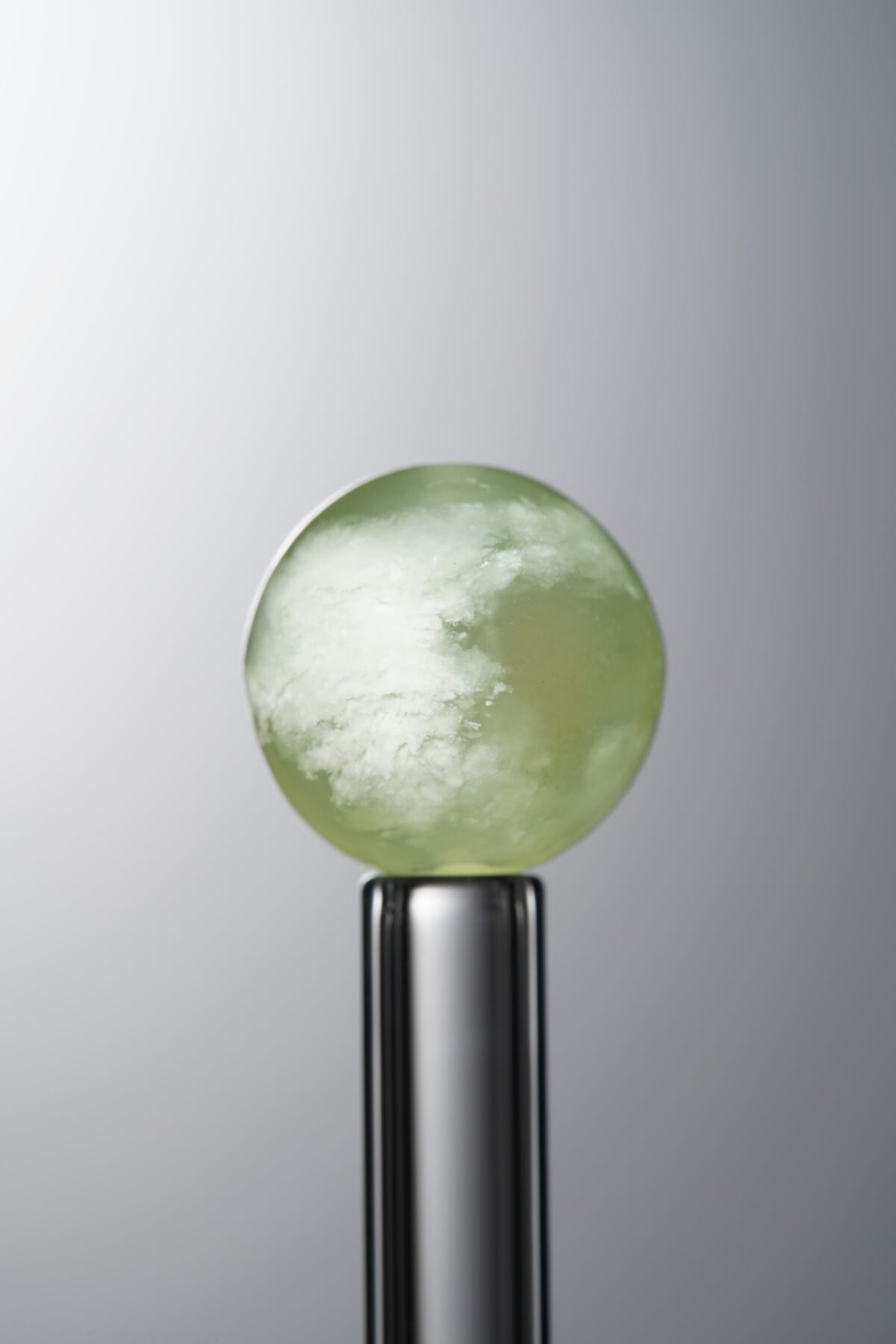 Serpentine Jade-White&Green-12mm - Image 1