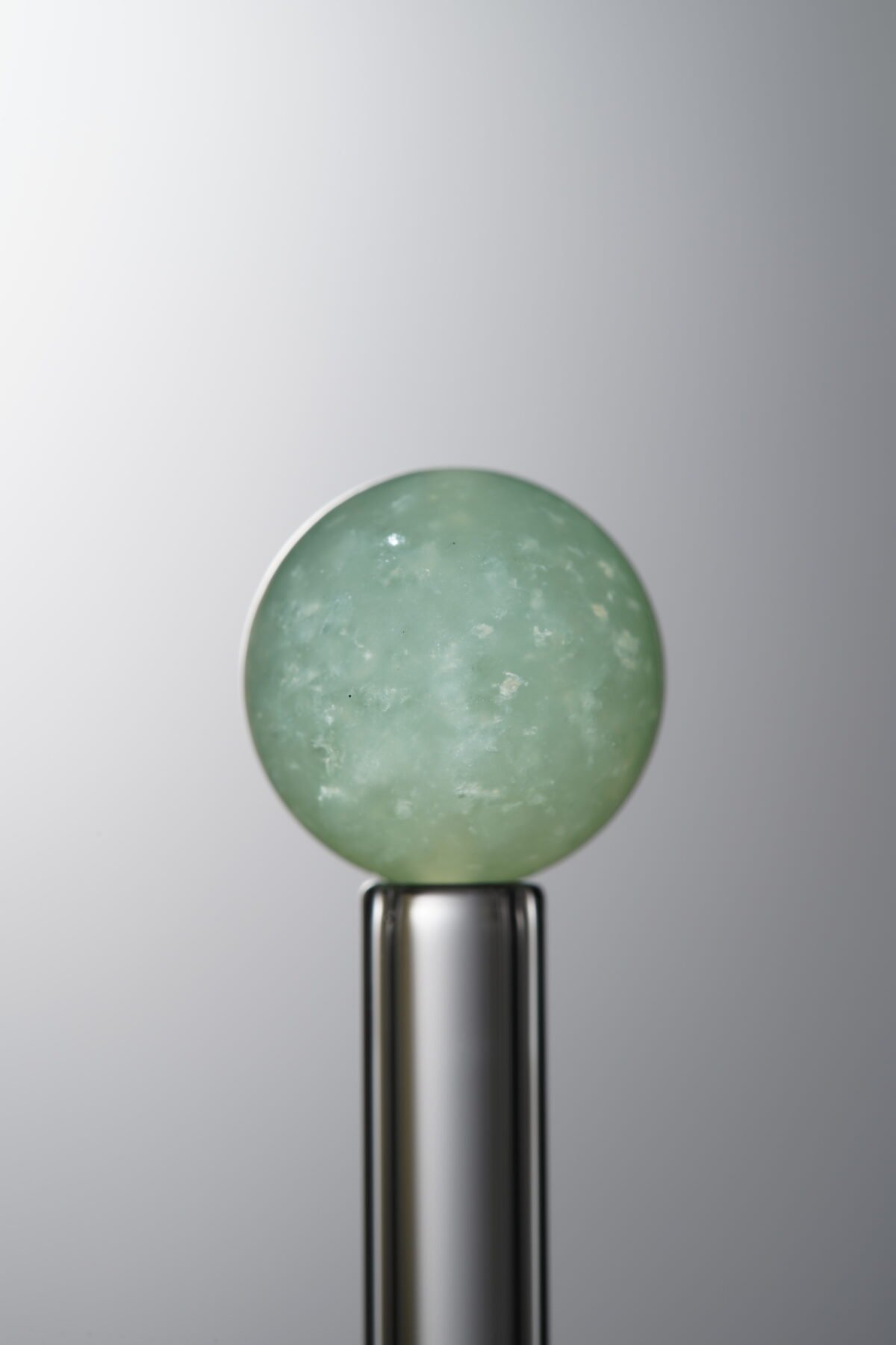 Serpentine Jade loose natural stone bead (12mm, blue-green) for handmade crystal jewelry and DIY bracelet making 4