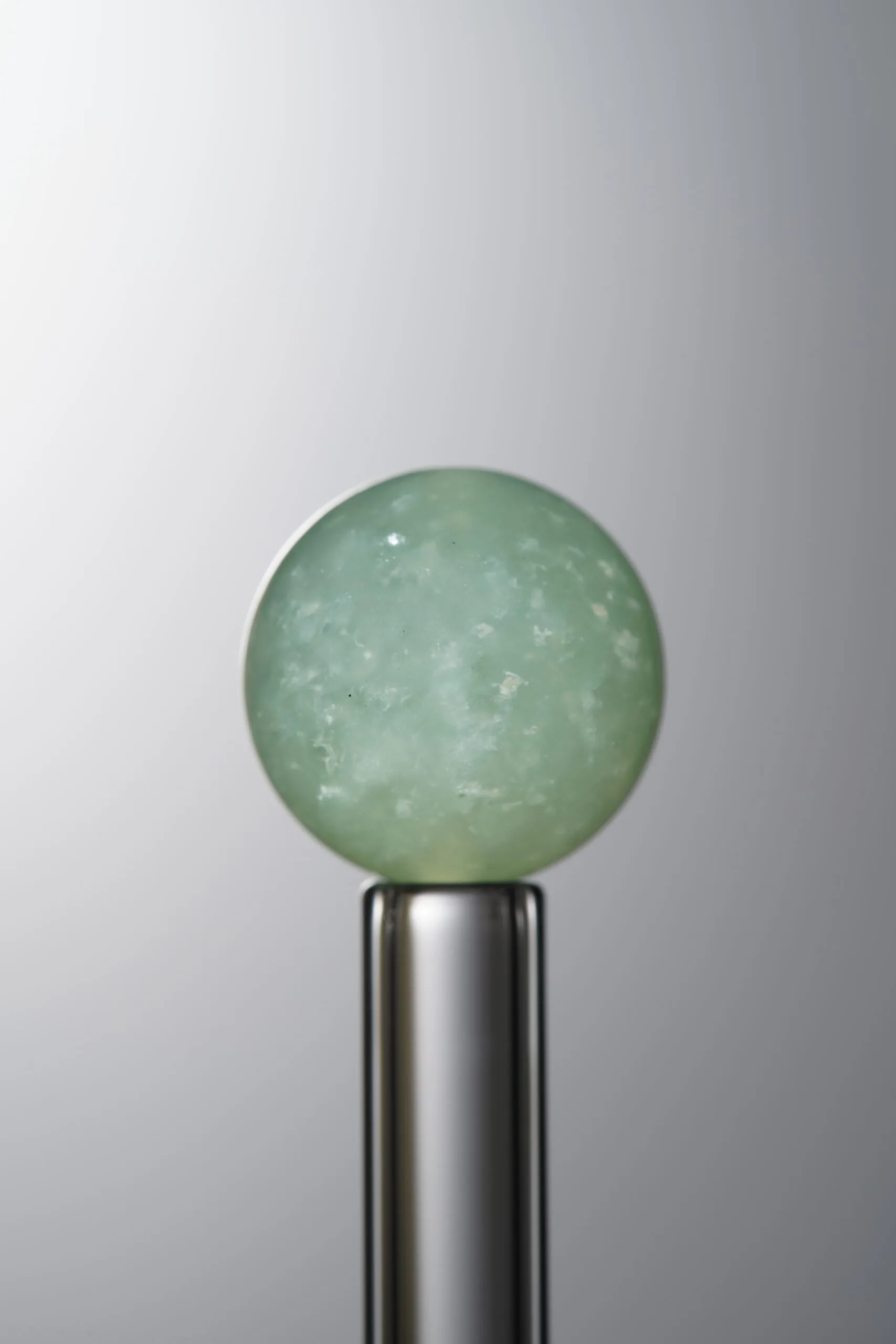 Serpentine Jade loose natural stone bead (12mm, blue-green) for handmade crystal jewelry and DIY bracelet making 4
