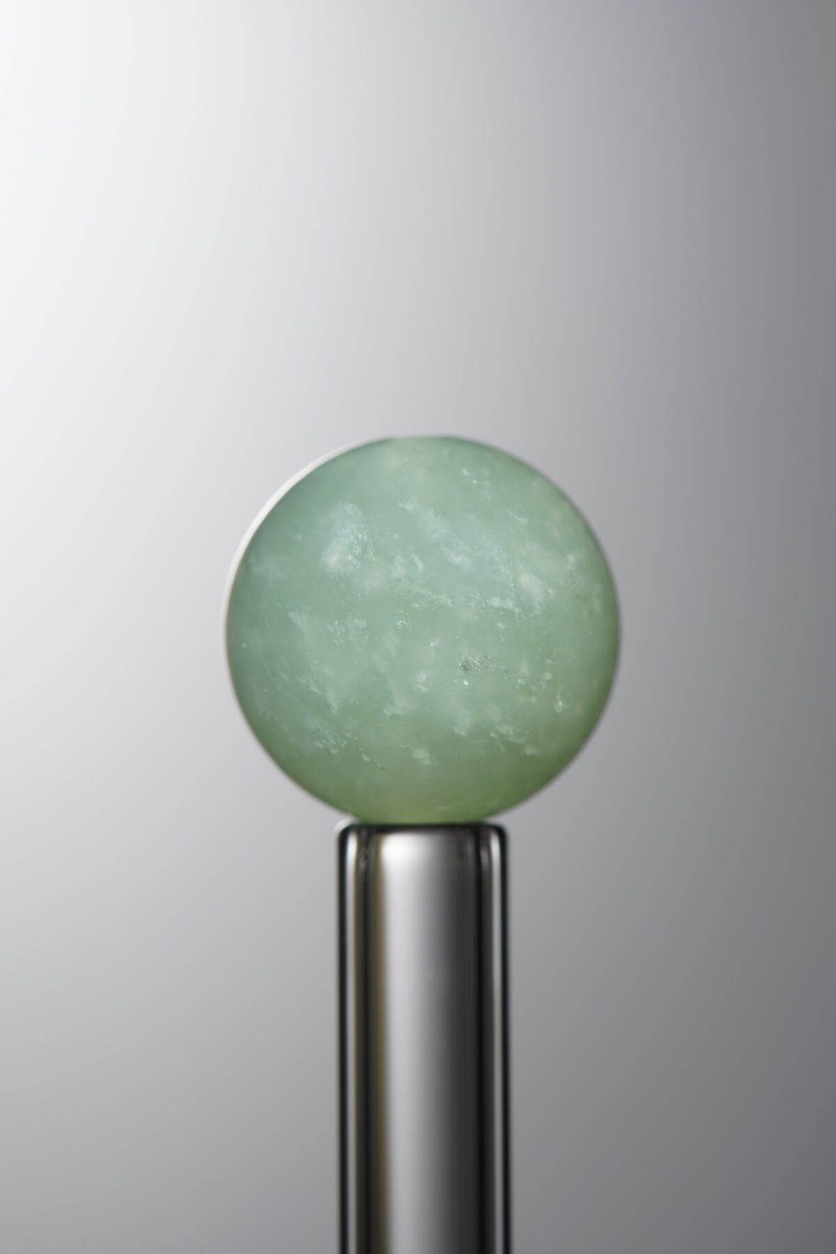 Serpentine Jade loose natural stone bead (12mm, blue-green) for handmade crystal jewelry and DIY bracelet making 3