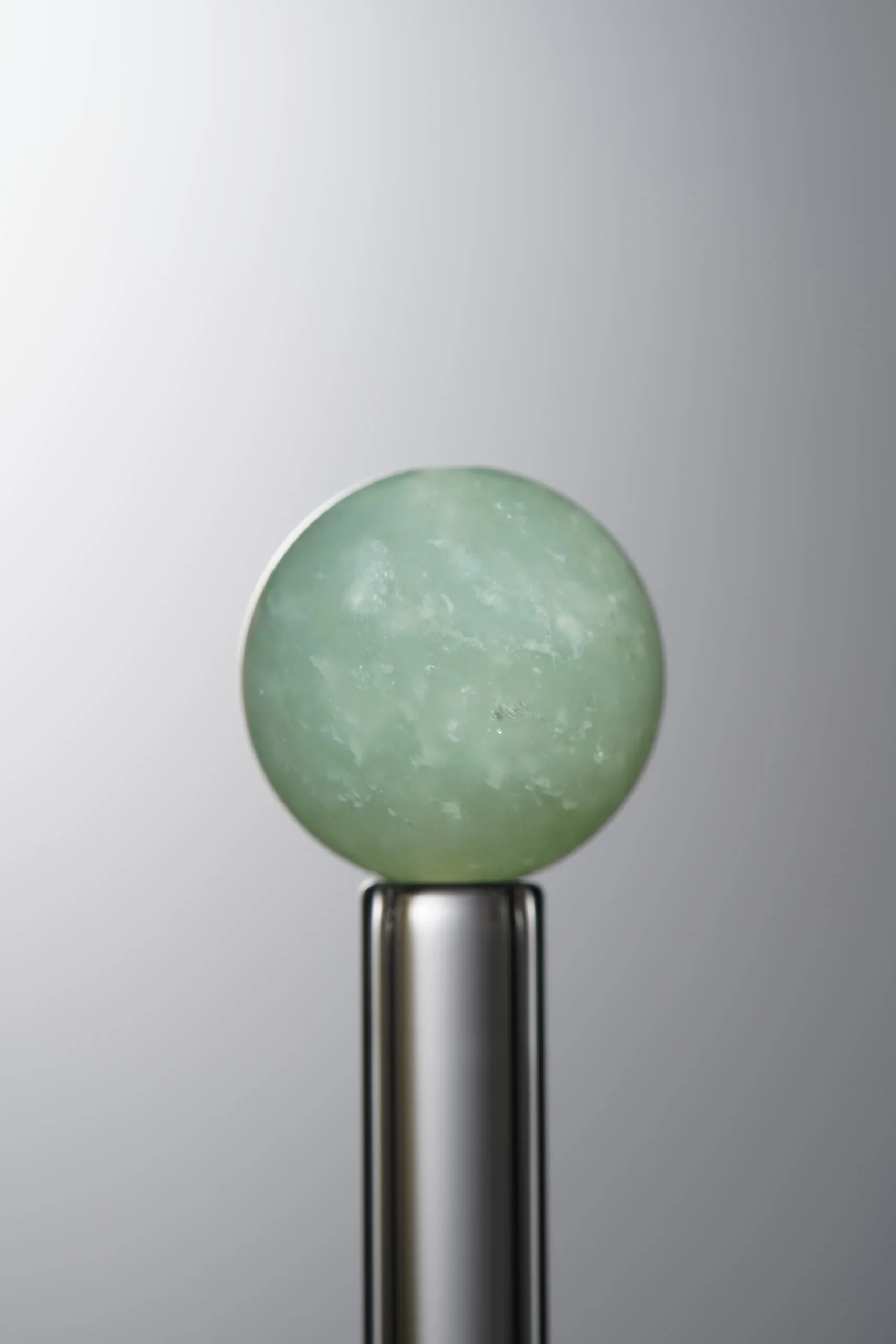Serpentine Jade loose natural stone bead (12mm, blue-green) for handmade crystal jewelry and DIY bracelet making 3