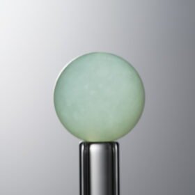 Serpentine Jade loose natural stone bead (12mm, blue-green) for handmade crystal jewelry and DIY bracelet making