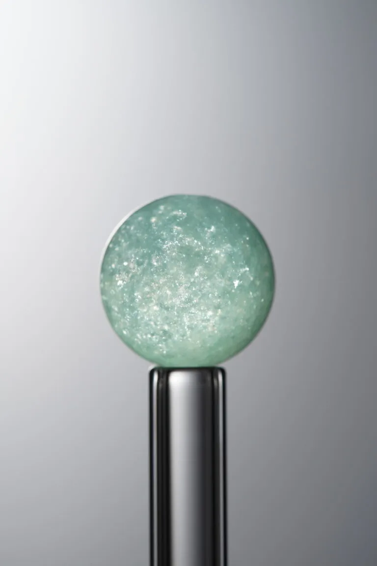 Blue & Green Mica Crystal loose bead (11mm) for shimmering handmade jewelry and DIY bracelet supplies 4