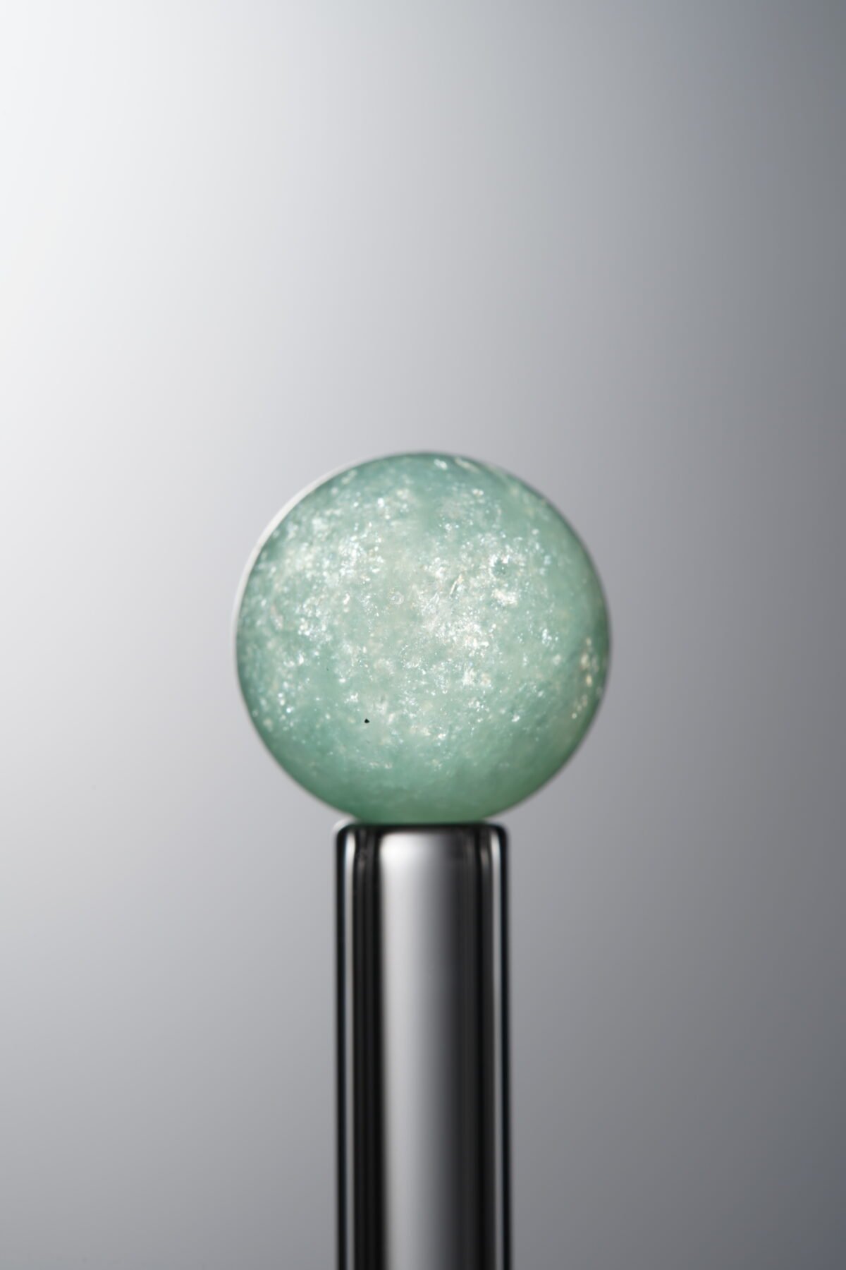 Blue & Green Mica Crystal loose bead (11mm) for shimmering handmade jewelry and DIY bracelet supplies