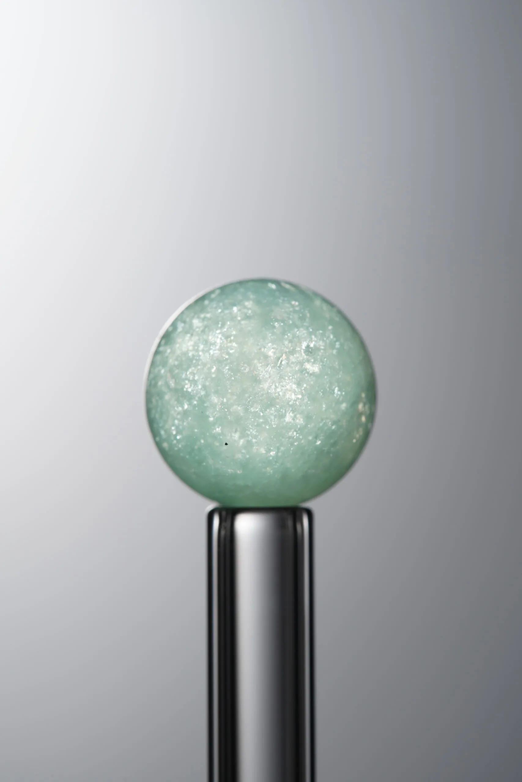 Blue & Green Mica Crystal loose bead (11mm) for shimmering handmade jewelry and DIY bracelet supplies