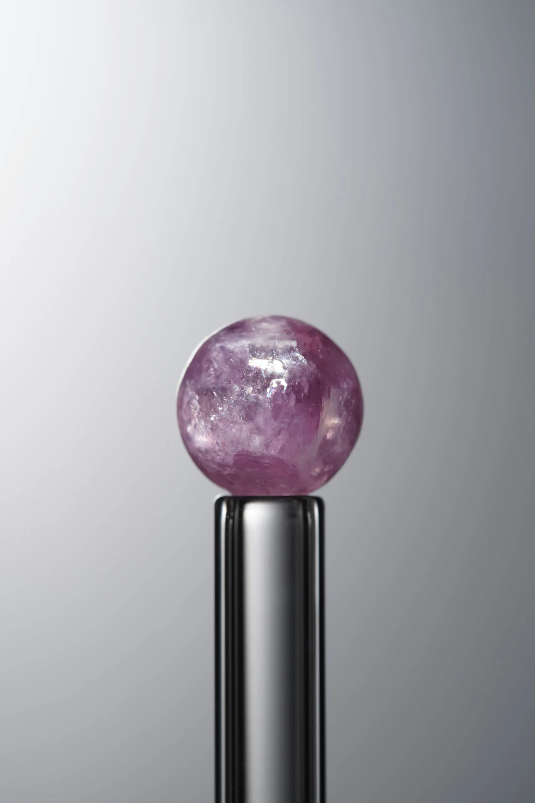 Mica Crystal-Purple-9mm Natural Gemstone Bead - Image 2