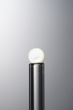 Mother of Pearl-White-5mm Natural Gemstone Bead - Image 2