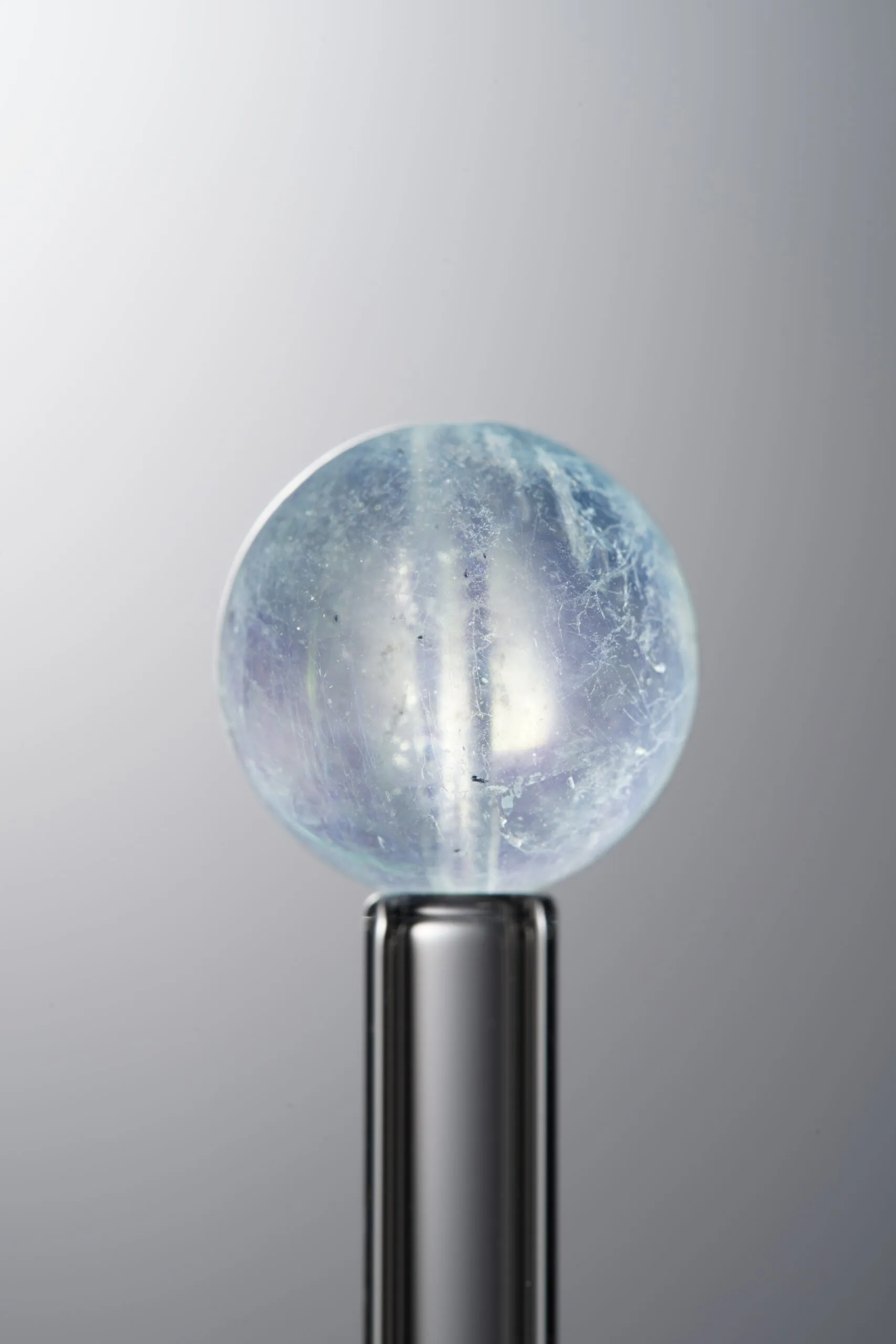 Aquamarine-Blue-12mm Natural Gemstone Bead - Image 3