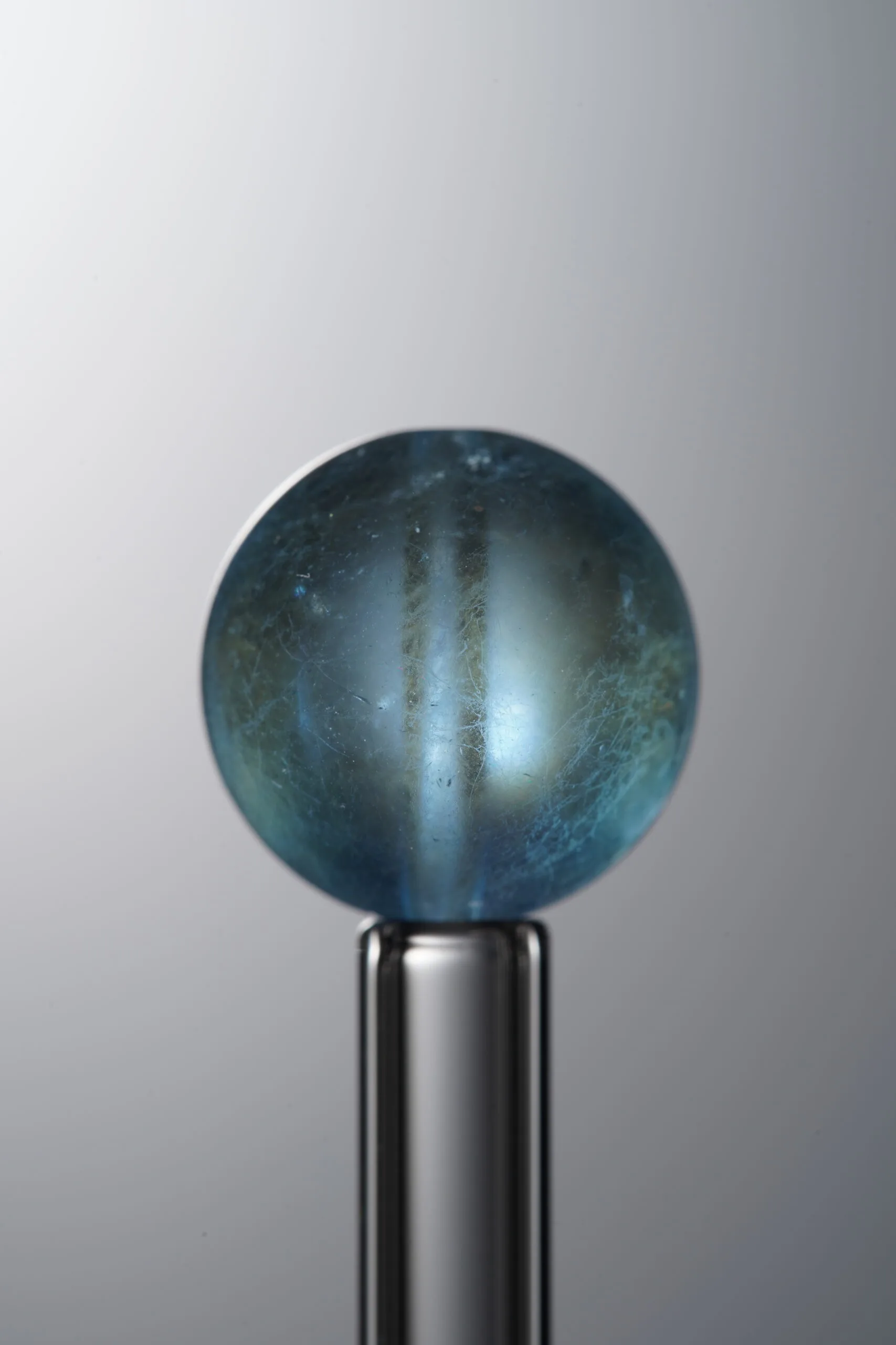 Aquamarine-Blue-13mm Natural Gemstone Bead - Image 3