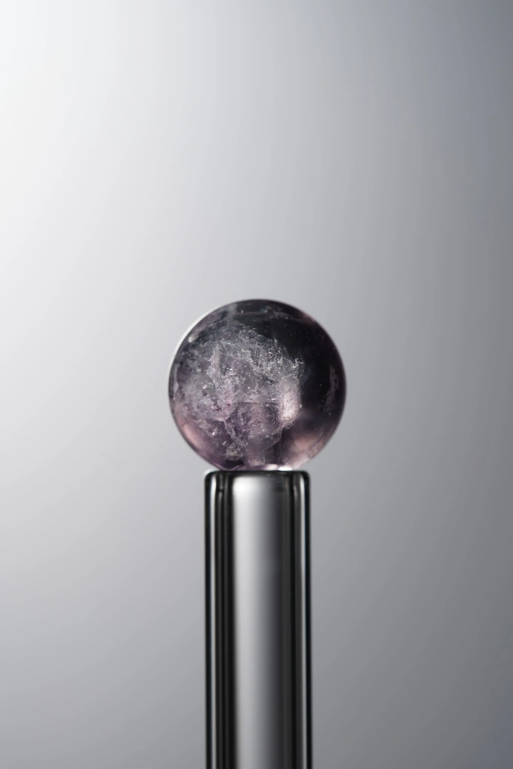 A3-11 (4) Fluorite-Purple-8mm Natural Gemstone Bead - Image 1