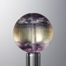 Fluorite-Yellow&Purple-14mm