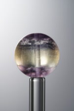 Fluorite-Yellow&Purple-14mm Natural Gemstone Bead