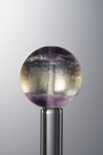 Fluorite-Yellow&Purple-14mm Natural Gemstone Bead - Image 2
