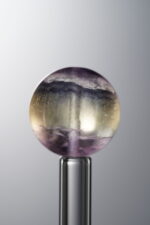 Fluorite-Yellow&Purple-14mm Natural Gemstone Bead - Image 3