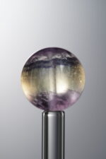 Fluorite-Yellow&Purple-14mm Natural Gemstone Bead - Image 4