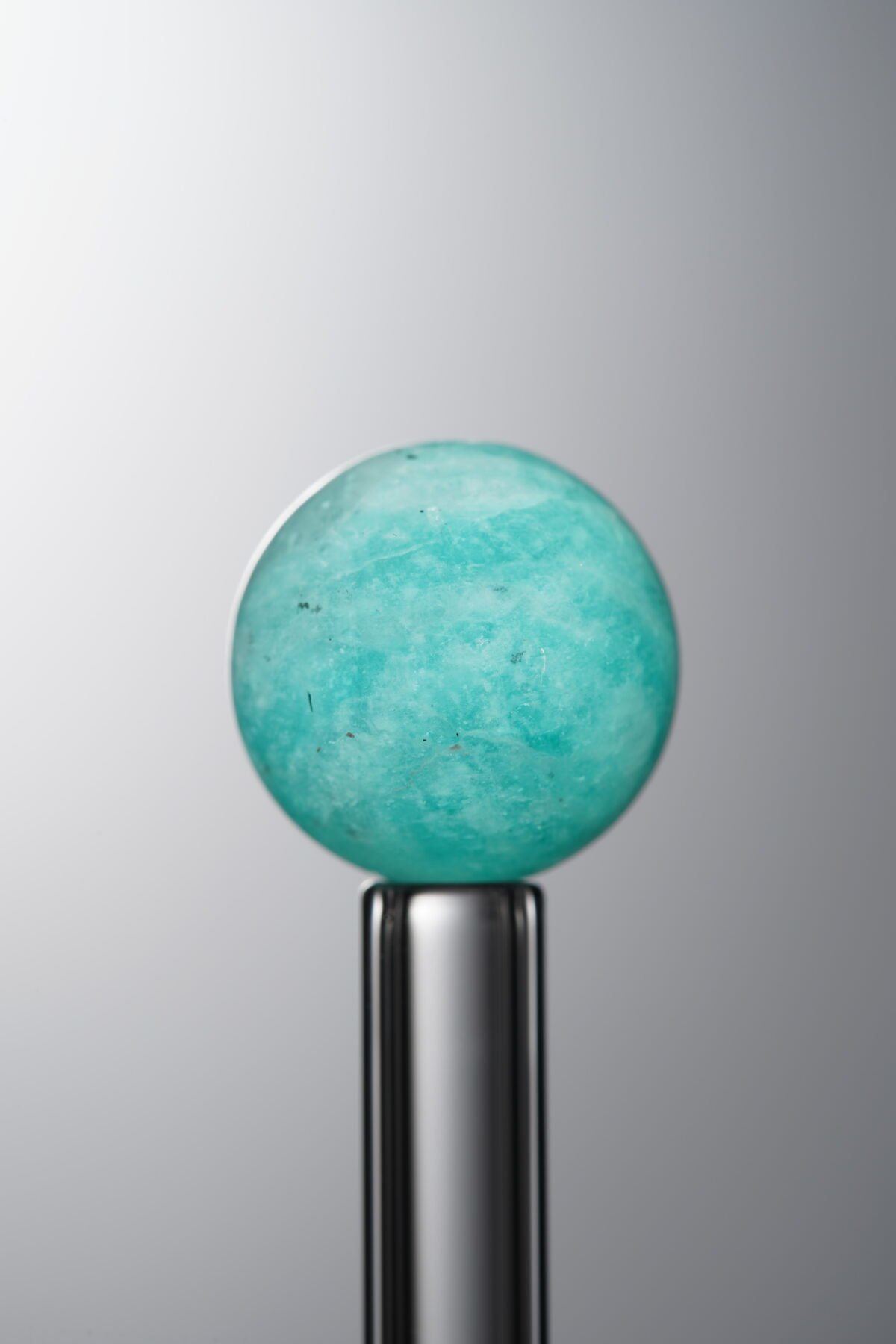 Green Amazonite loose natural stone bead (12mm) for positive energy handmade jewelry and DIY crafts 3
