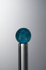 Apatite-Blue-8mm Natural Gemstone Bead - Image 4