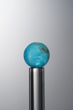 Apatite-Blue-8mm Natural Gemstone Bead - Image 3