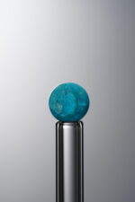 Apatite-Blue-7mm Natural Gemstone Bead - Image 3
