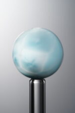 Larimar-White&Blue-16mm Natural Gemstone Bead - Image 4