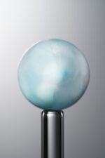 Larimar-White&Blue-16mm Natural Gemstone Bead - Image 3