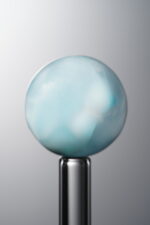 Larimar-White&Blue-16mm Natural Gemstone Bead - Image 2