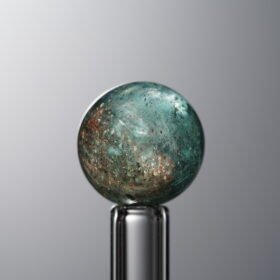 Green Kyanite loose crystal bead (10mm) for spiritual handmade jewelry and DIY bracelet designs 3