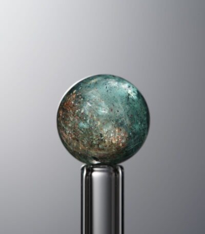 Green Kyanite loose crystal bead (10mm) for spiritual handmade jewelry and DIY bracelet designs 3