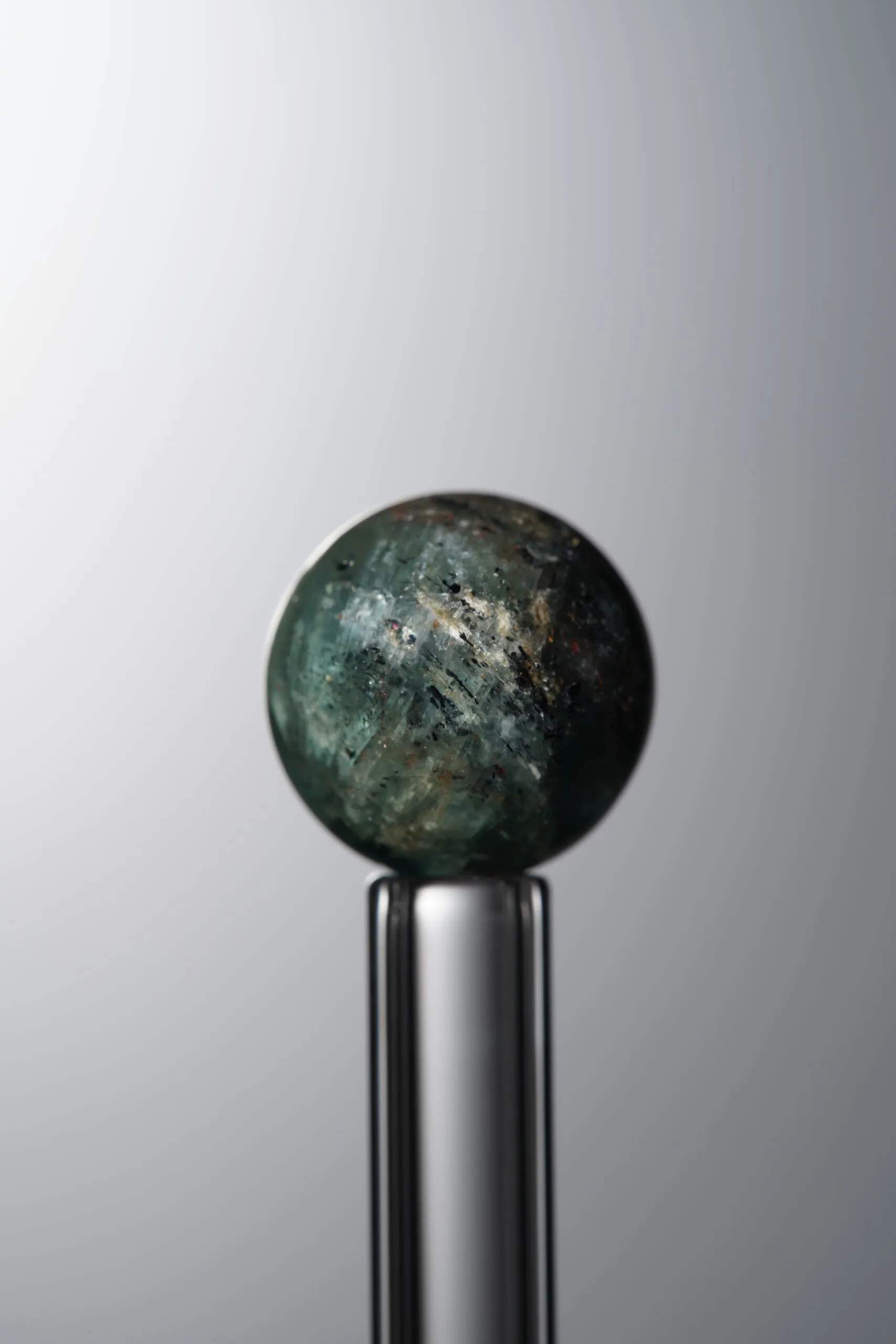 Kyanite-Green-11mm Natural Gemstone Bead - Image 3