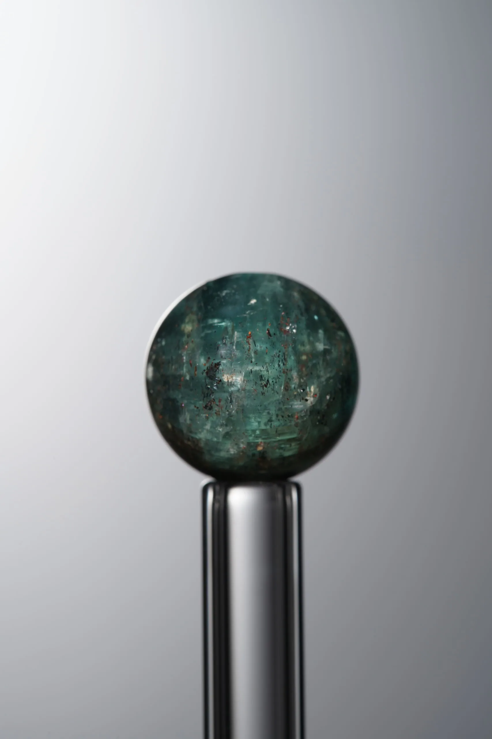 Kyanite-Green-11mm Natural Gemstone Bead - Image 2