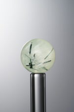 Prehnite-Green-11mm Natural Gemstone Bead