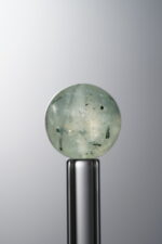 Prehnite-Green-11mm Natural Gemstone Bead - Image 2