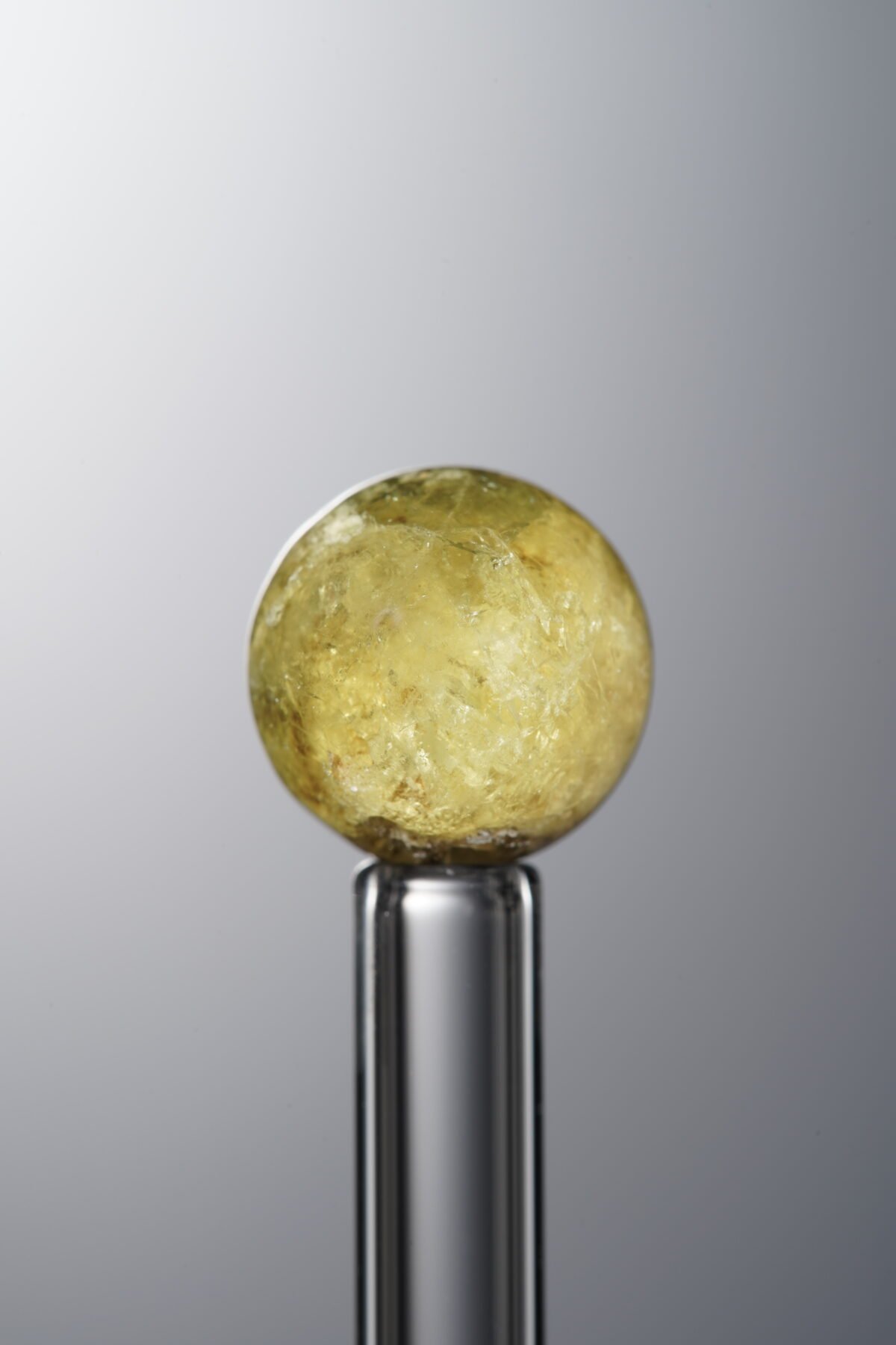 Green Garnet loose natural stone bead (10mm) for energy-balancing handmade jewelry and DIY crafts 2