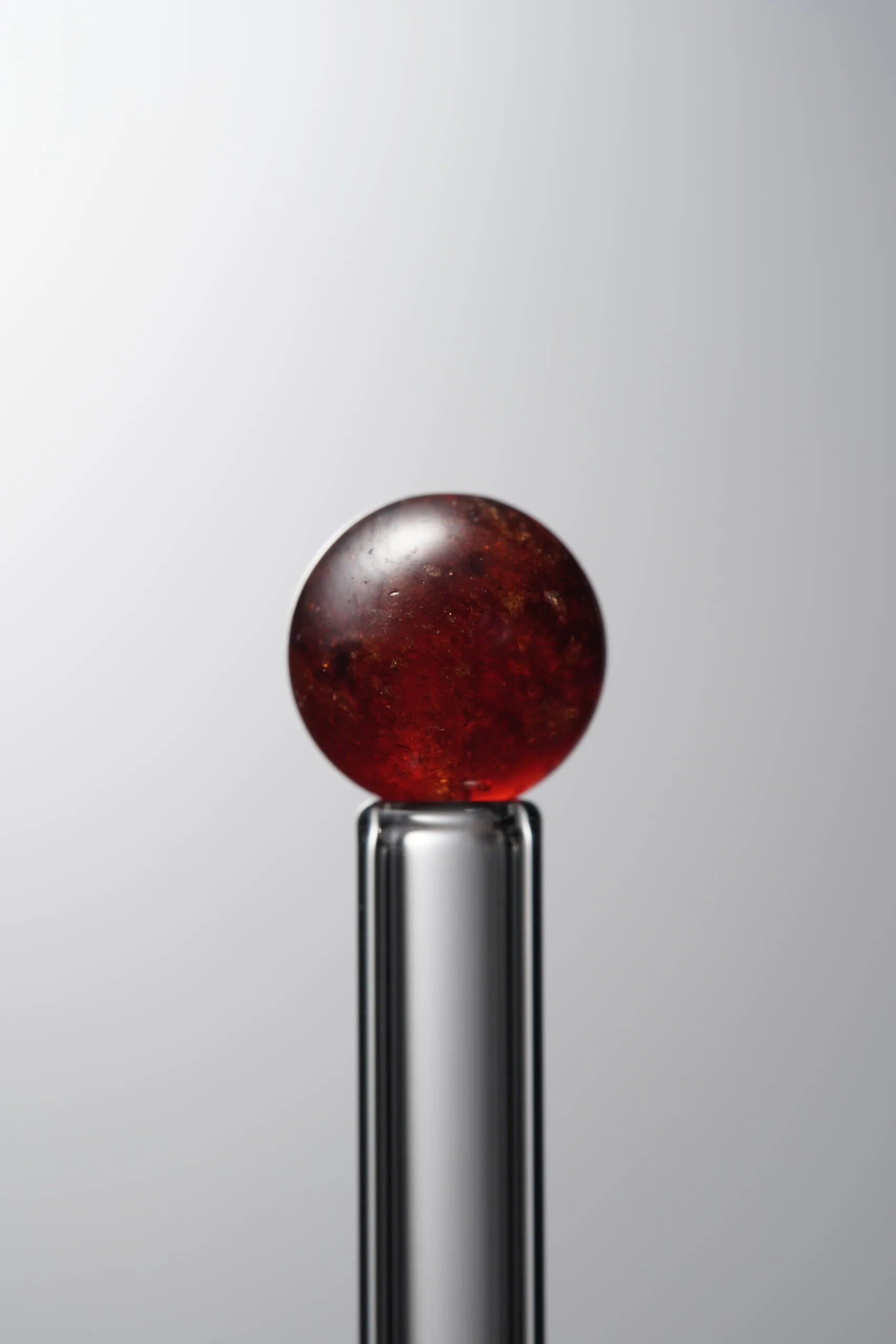 Garnet-Red-8mm Natural Gemstone Bead - Image 2