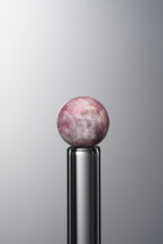 Tourmaline-White&Pink-7mm Natural Gemstone Bead - Image 4
