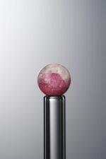 Tourmaline-White&Pink-7mm Natural Gemstone Bead