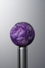 Charoite-Purple-13mm Natural Gemstone Bead - Image 4