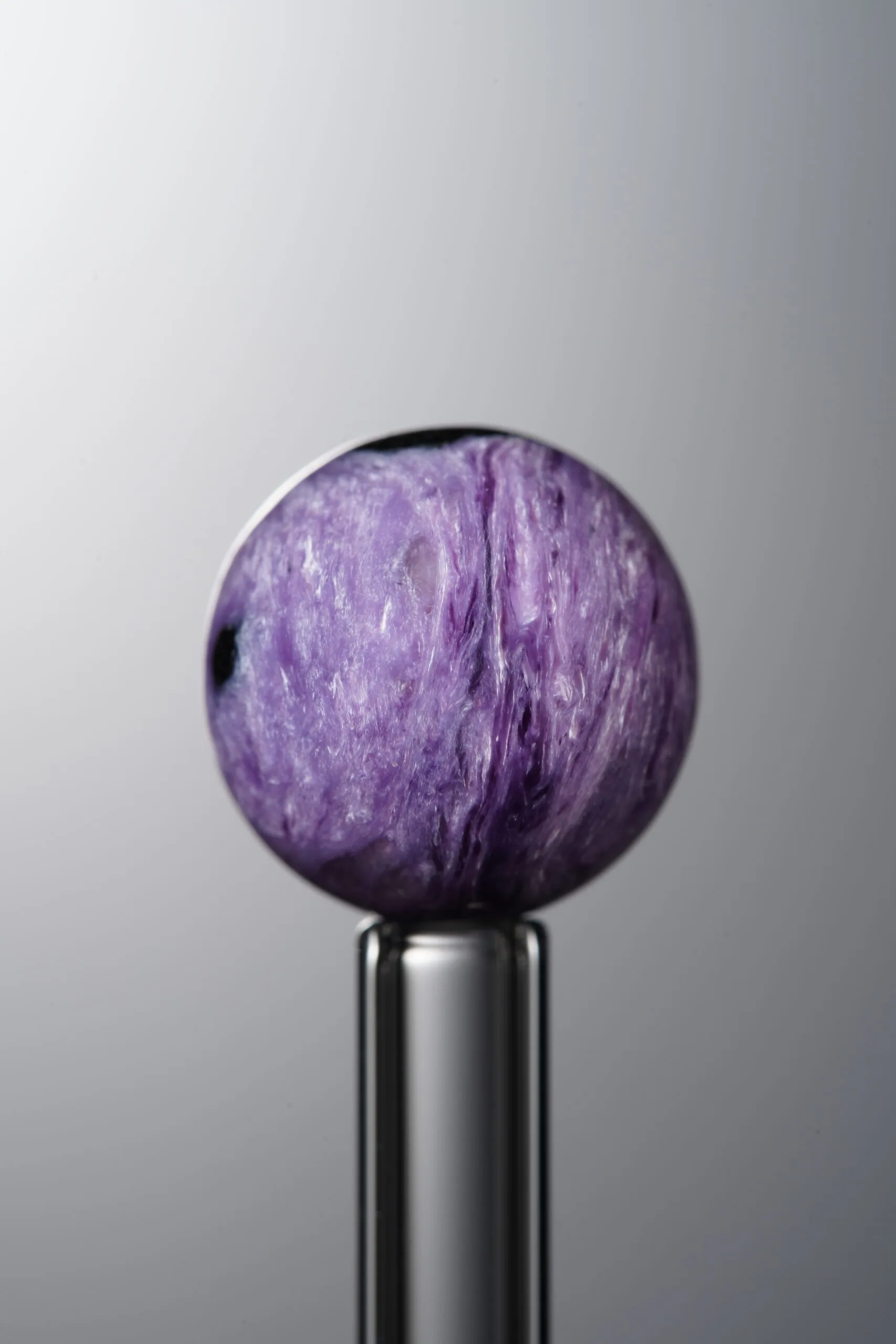Charoite-Purple-13mm Natural Gemstone Bead - Image 1