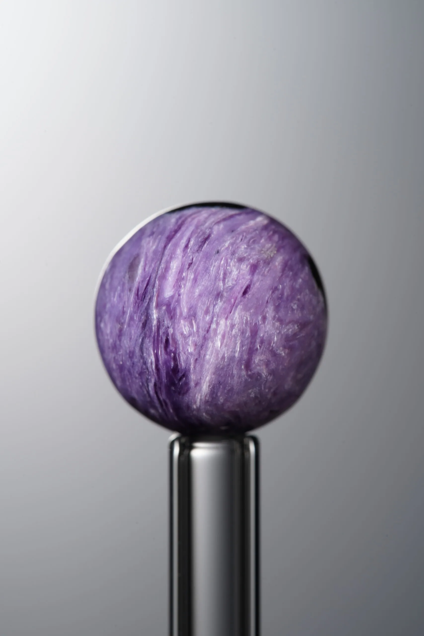 Charoite-Purple-13mm Natural Gemstone Bead - Image 2