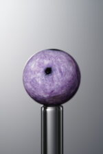 Charoite-Purple-13mm Natural Gemstone Bead - Image 3