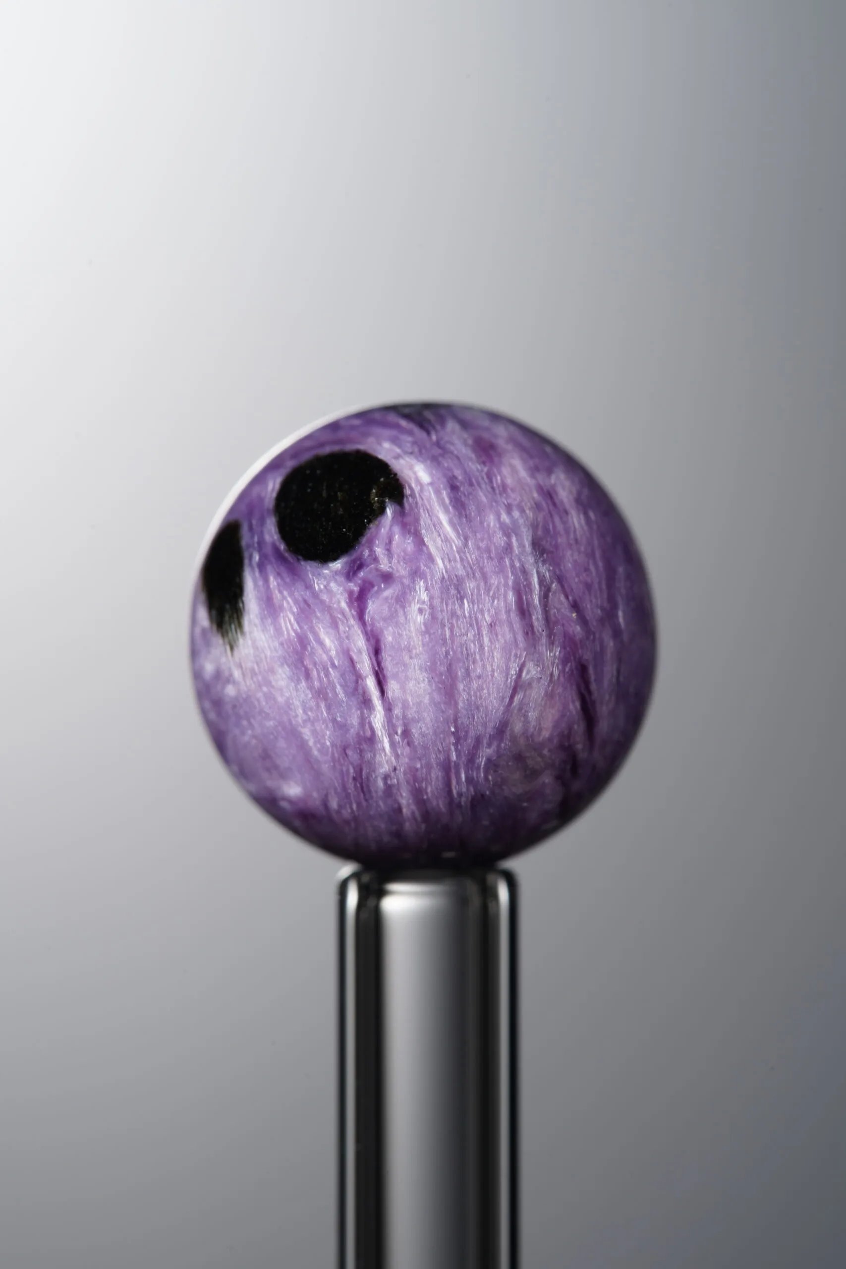 Charoite-Purple-13mm Natural Gemstone Bead - Image 4
