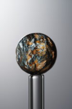 Pietersite-Black&Blue&Brown-13mm Natural Gemstone Bead - Image 2