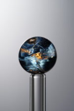 Pietersite-Blue-12mm Natural Gemstone Bead