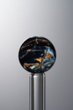 Pietersite-Blue-12mm Natural Gemstone Bead - Image 3