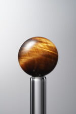Tiger's Eye-Yellow-12mm Natural Gemstone Bead - Image 2