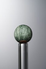 Hawk's Eye-Green-9mm Natural Gemstone Bead - Image 3