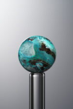 Phoenix Stone-Blue&Green-12mm Natural Gemstone Bead